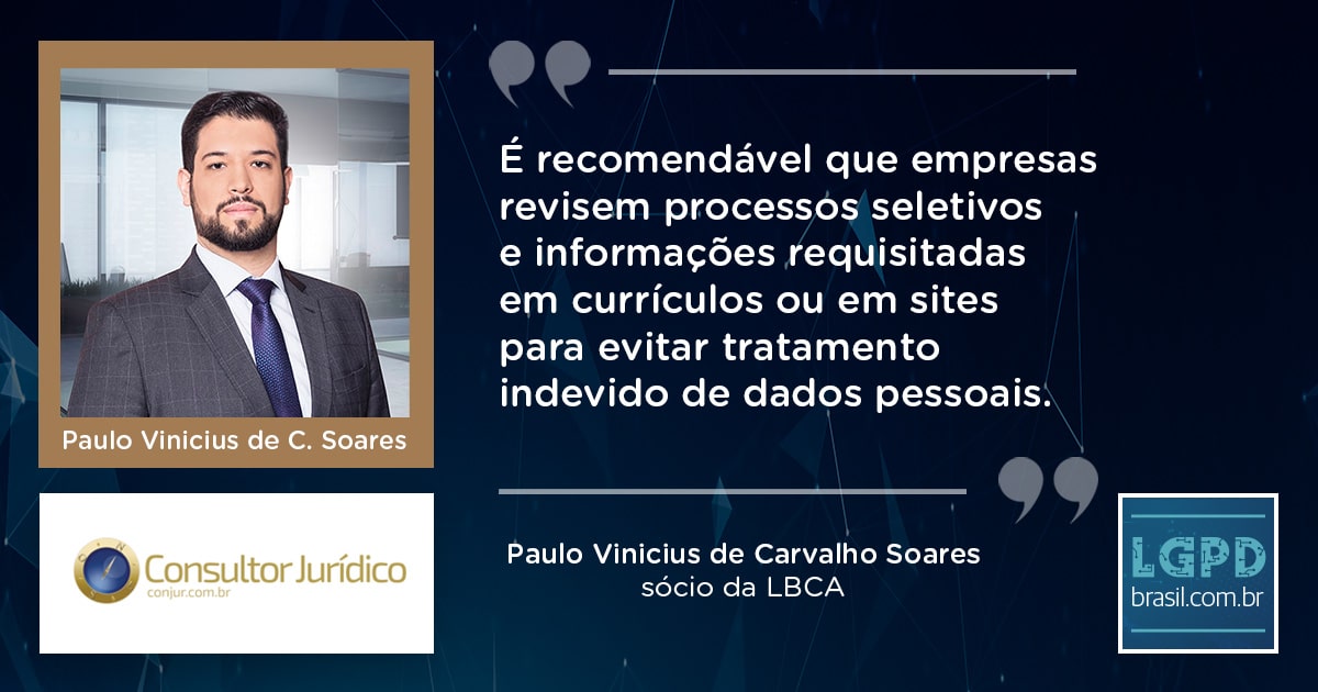 A Lei Geral de Proteção de Dados frente às relações de trabalho