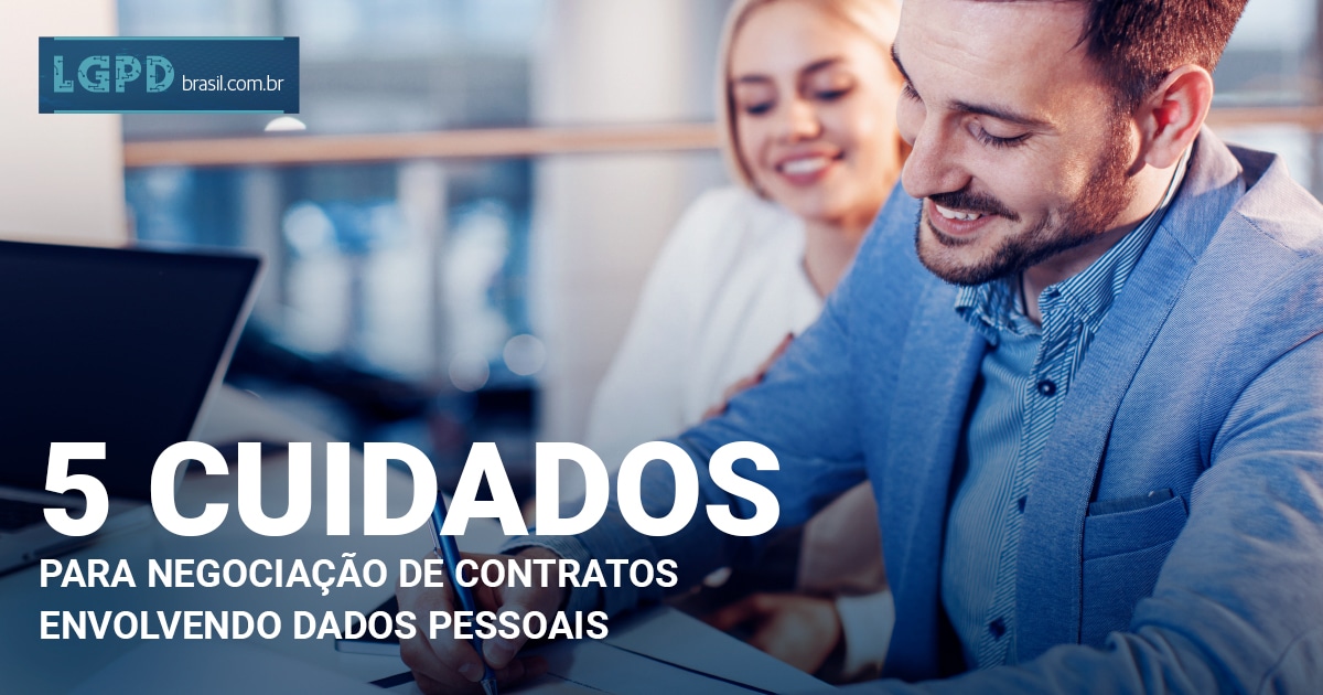 Cuidados para negociar dados pessoais